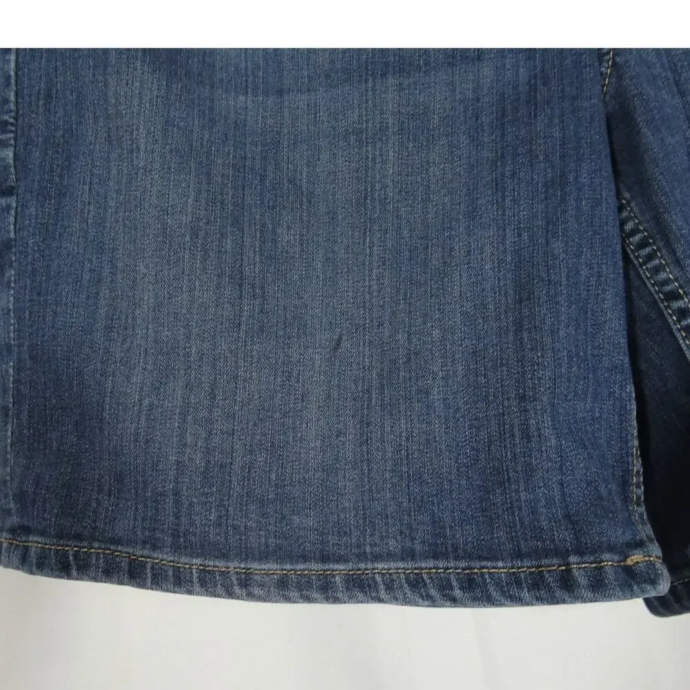 Simply Vera VERAWANG Women's  Denim Mid Rise Shorts Size 12 Casual - Picture 3 of 8